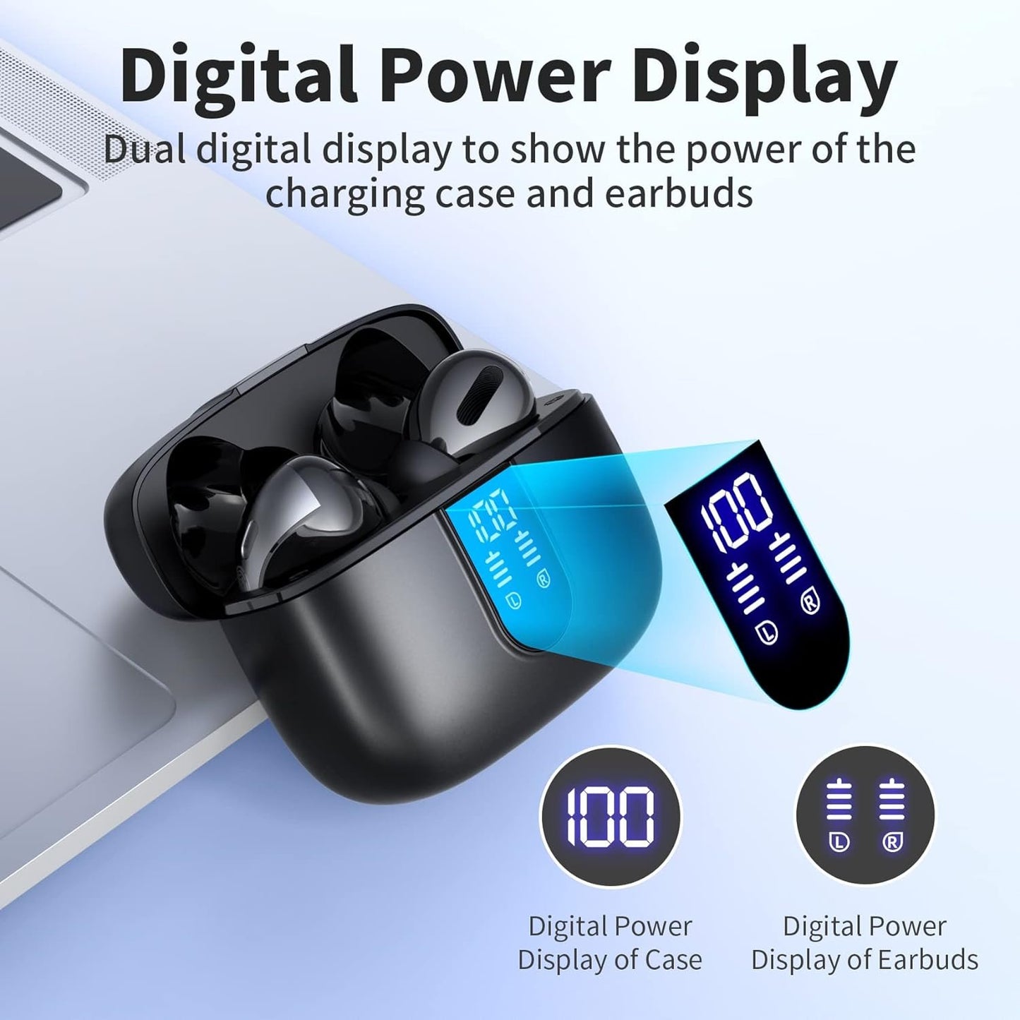 True Wireless Earbuds With Charging Case image 5