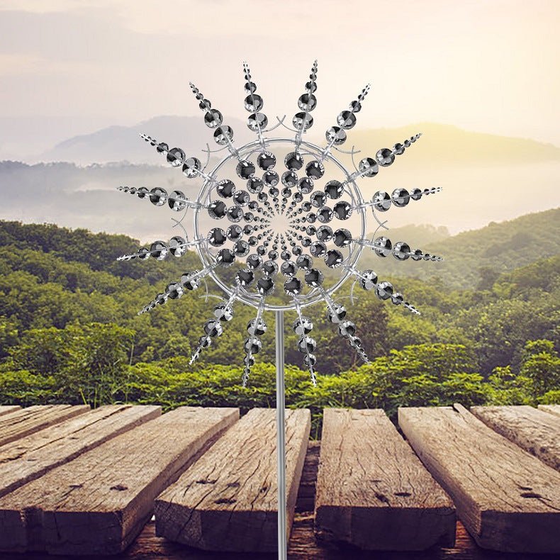 New Anti-Rust Magical Metal Windmill-Kinetic Metal Wind Spinners image 2