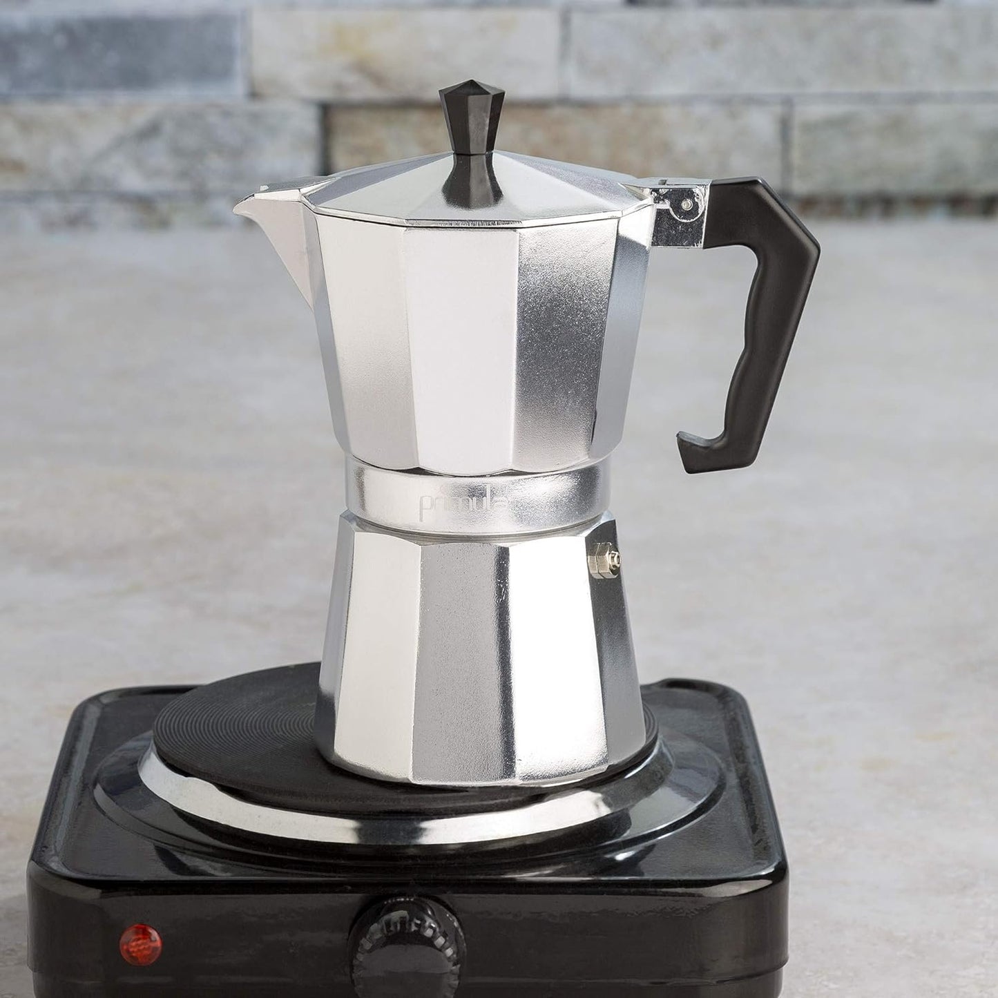 Classic Stovetop Espresso and Coffee Maker, Moka Pot for Italian and Cuban Café Brewing image 3