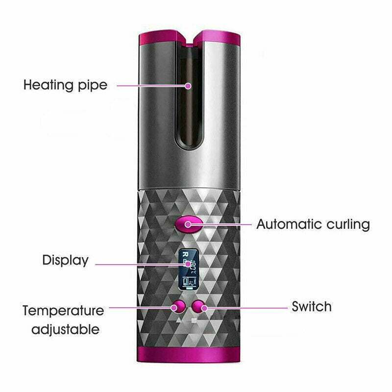 Easy Cordless Automatic Hair Curler for Women image 2