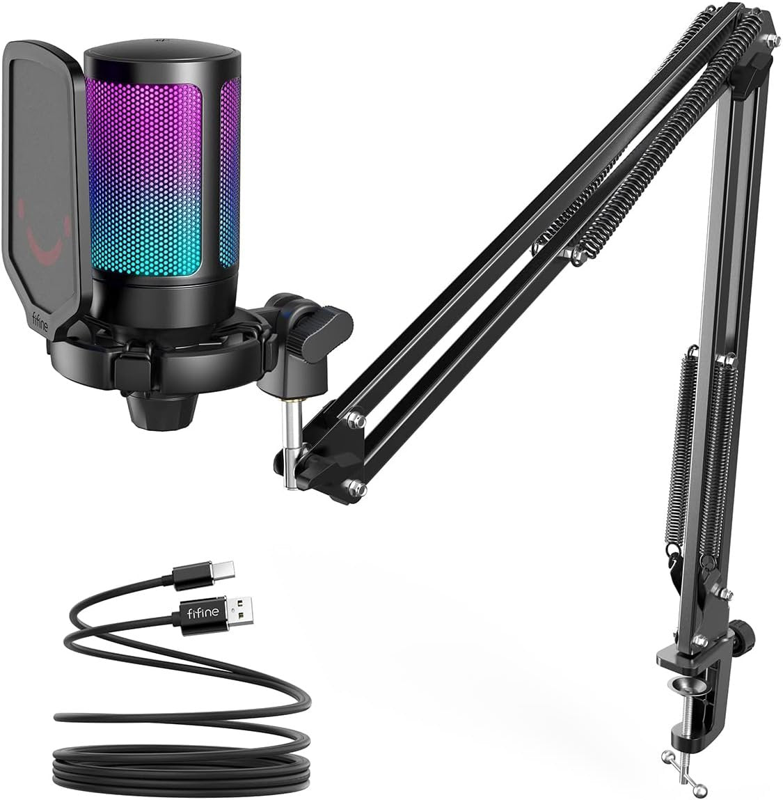 Gaming PC Microphone Podcast Condenser Mic image 0
