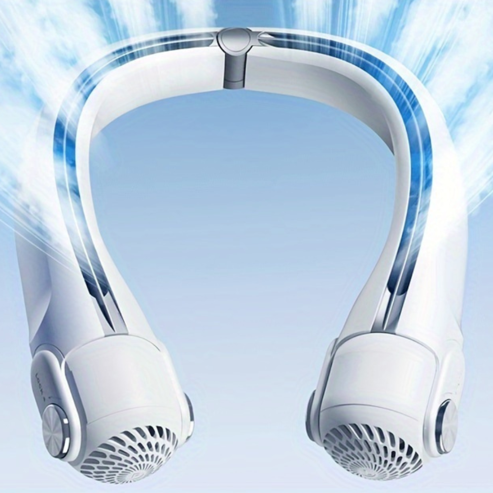 Wearable Rechargeable Summer Travel Neck Cooling Fan image 1