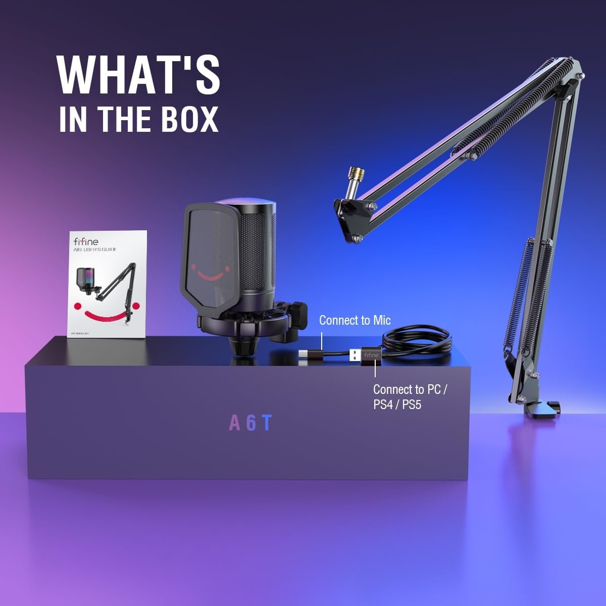 Gaming PC Microphone Podcast Condenser Mic image 2