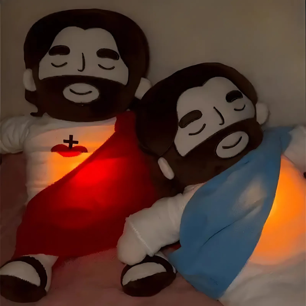 Breathing Jesus Soothing Plushie for Sleep Aid image 2