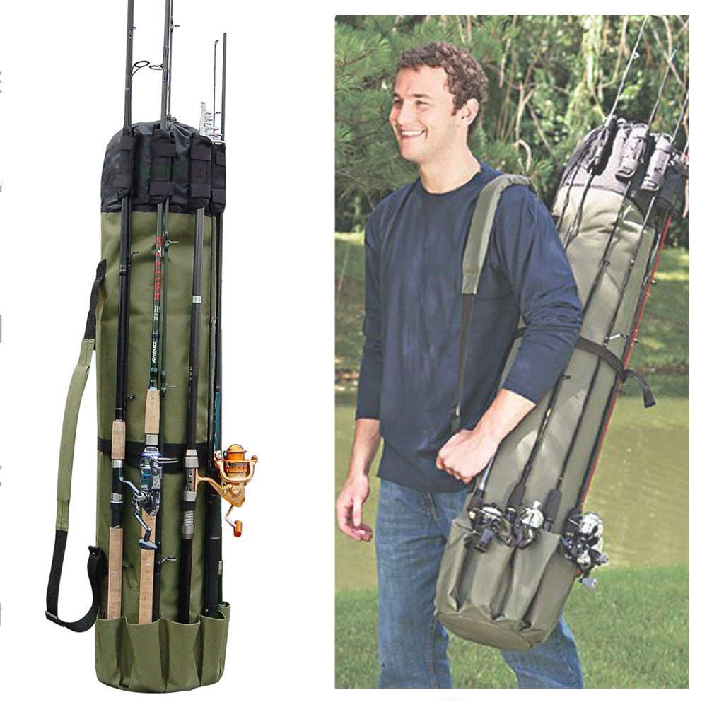 Portable Fishing Rod & Tackle Bag image 1
