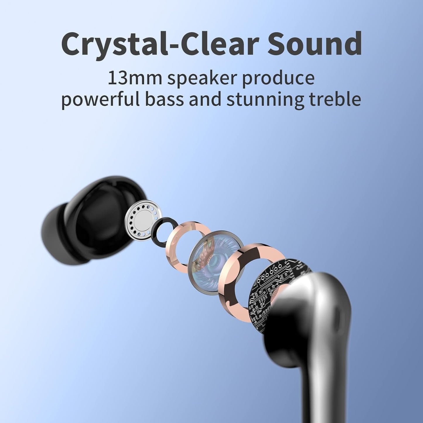 True Wireless Earbuds With Charging Case image 1