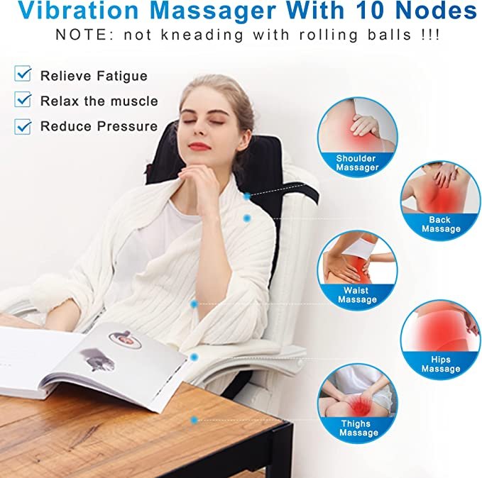 Premium Massage Chair Pad - Top Rated Car Seat Massager image 1