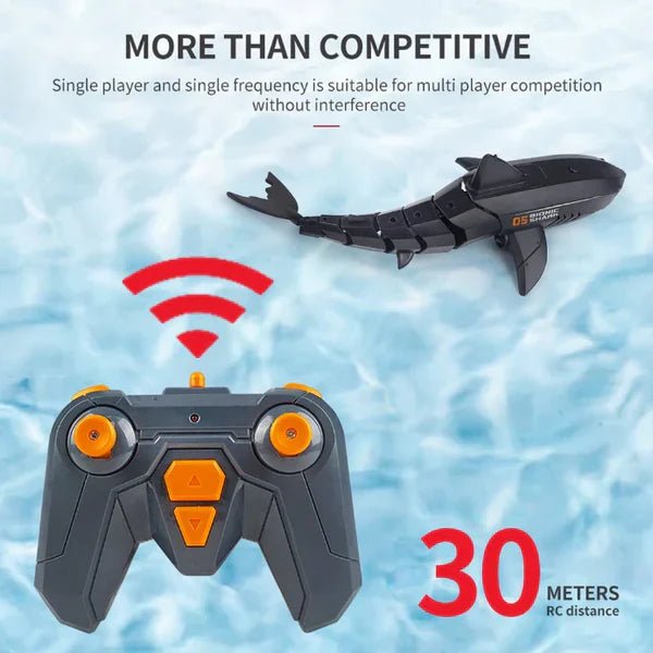 Remote Control Shark Submarine Toy RC Shark Electric Rechargeable Water Toy image 4