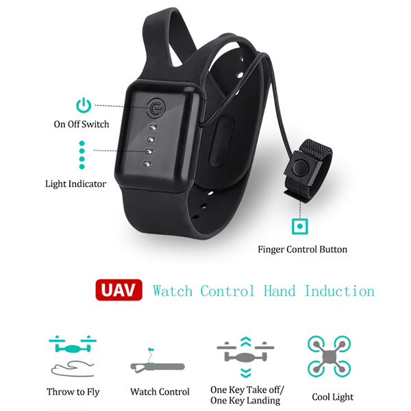 Hand Controlled Drone with LED Lights & Gesture Control image 4