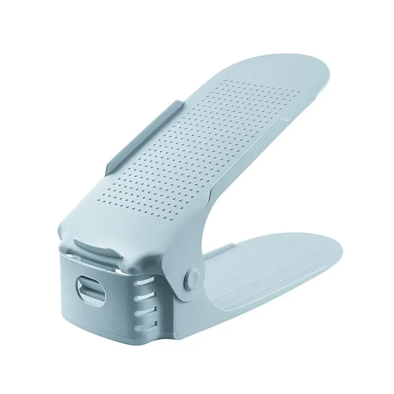 Adjustable Shoe Stacker – 10-Pack Space-Saving Shoe Organizer