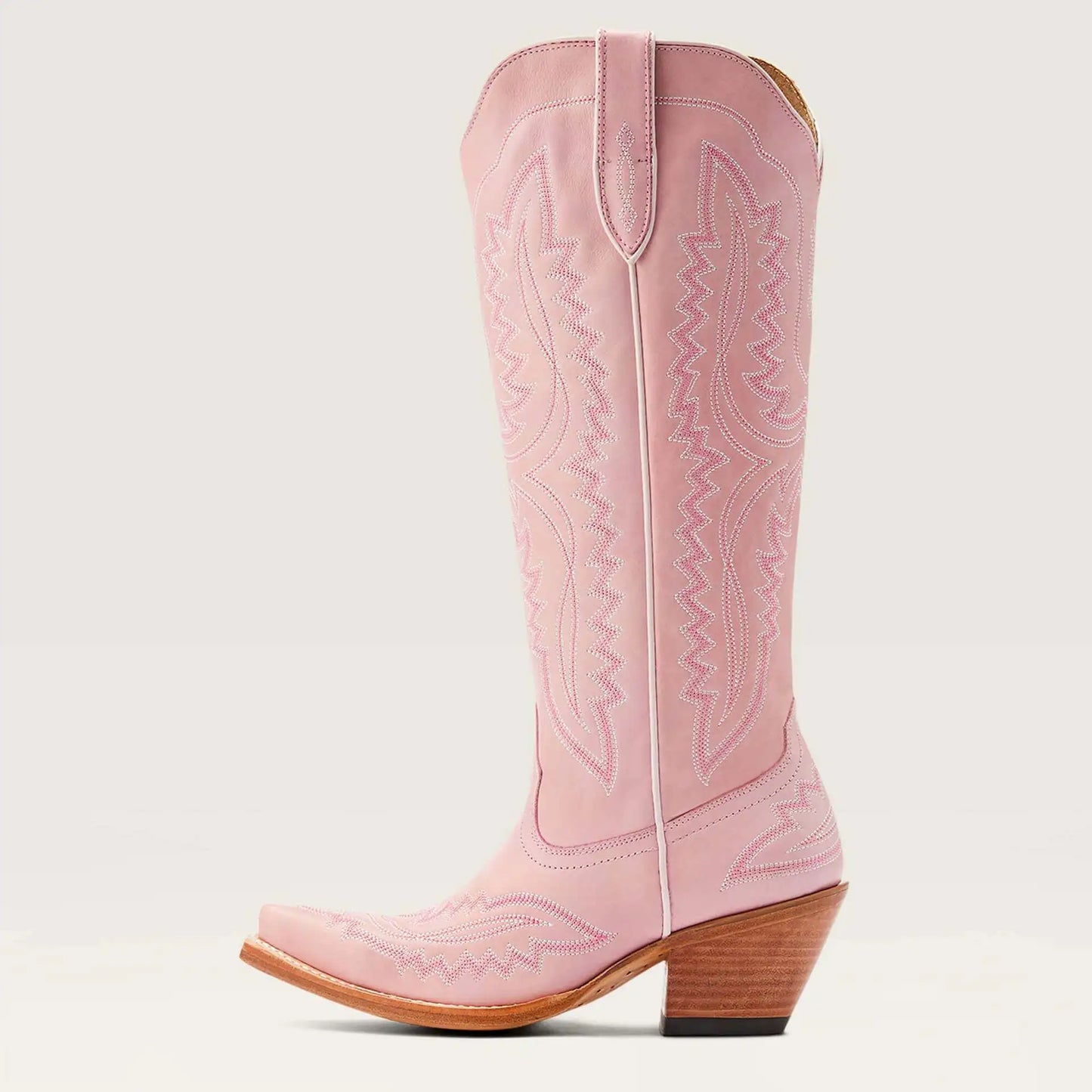 Women’s High-Top Western Cowboy Booties – Pointed Toe Thin Heel
