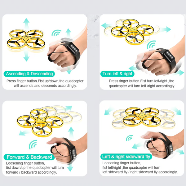 Hand Controlled Drone with LED Lights & Gesture Control image 5