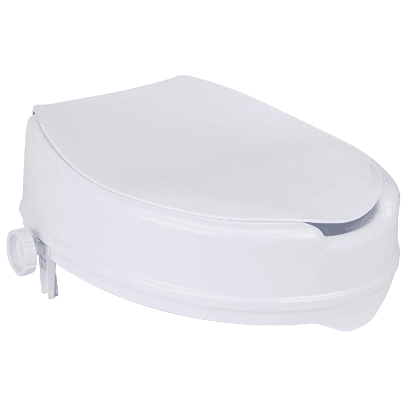 Clamp On Raised Handicap Toilet Seat Riser 4" image 2