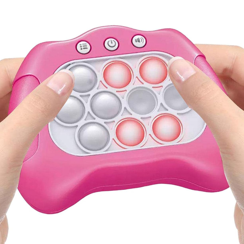 Rapid Pop Light Up Fidget Bubble Game Console - Pink image