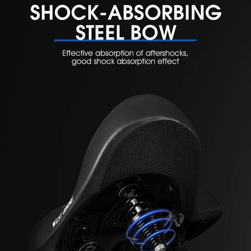Extra Large Bike Seat With Comfortable Thick Foam and Waterproof image 5