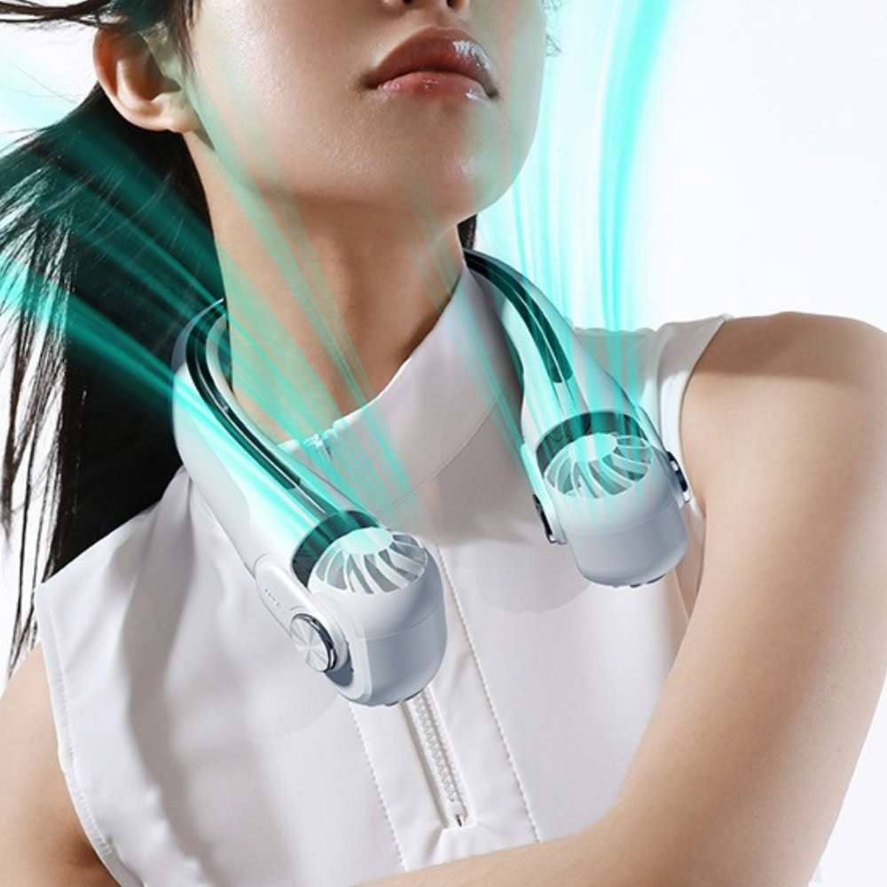 Wearable Rechargeable Summer Travel Neck Cooling Fan image 7