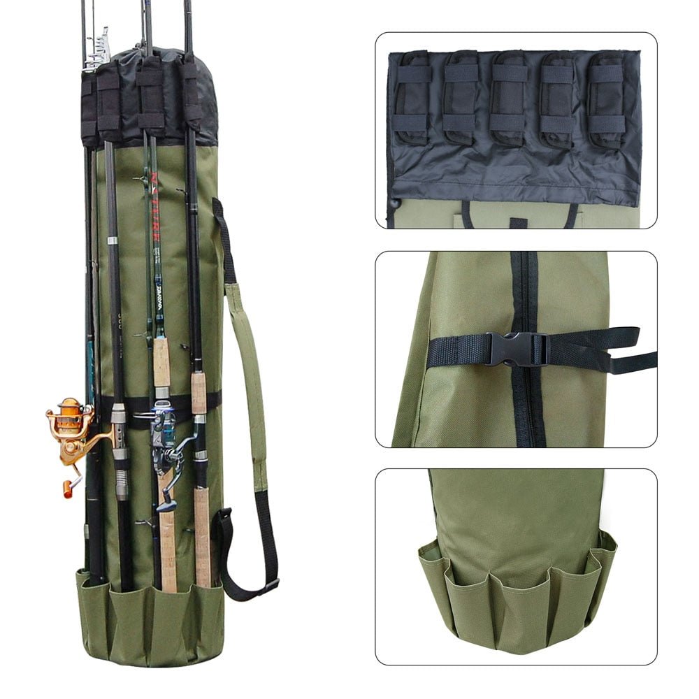 Portable Fishing Rod & Tackle Bag image 4