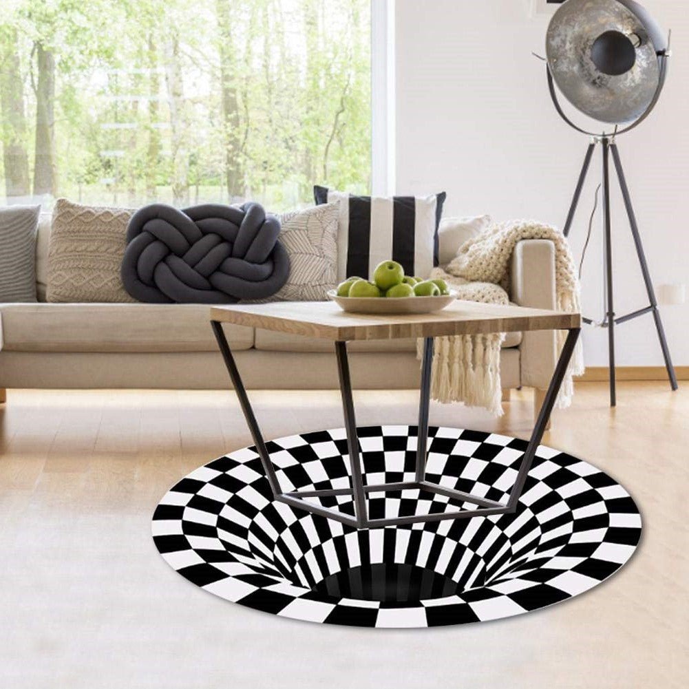 3D Vortex Illusion Rug image 3