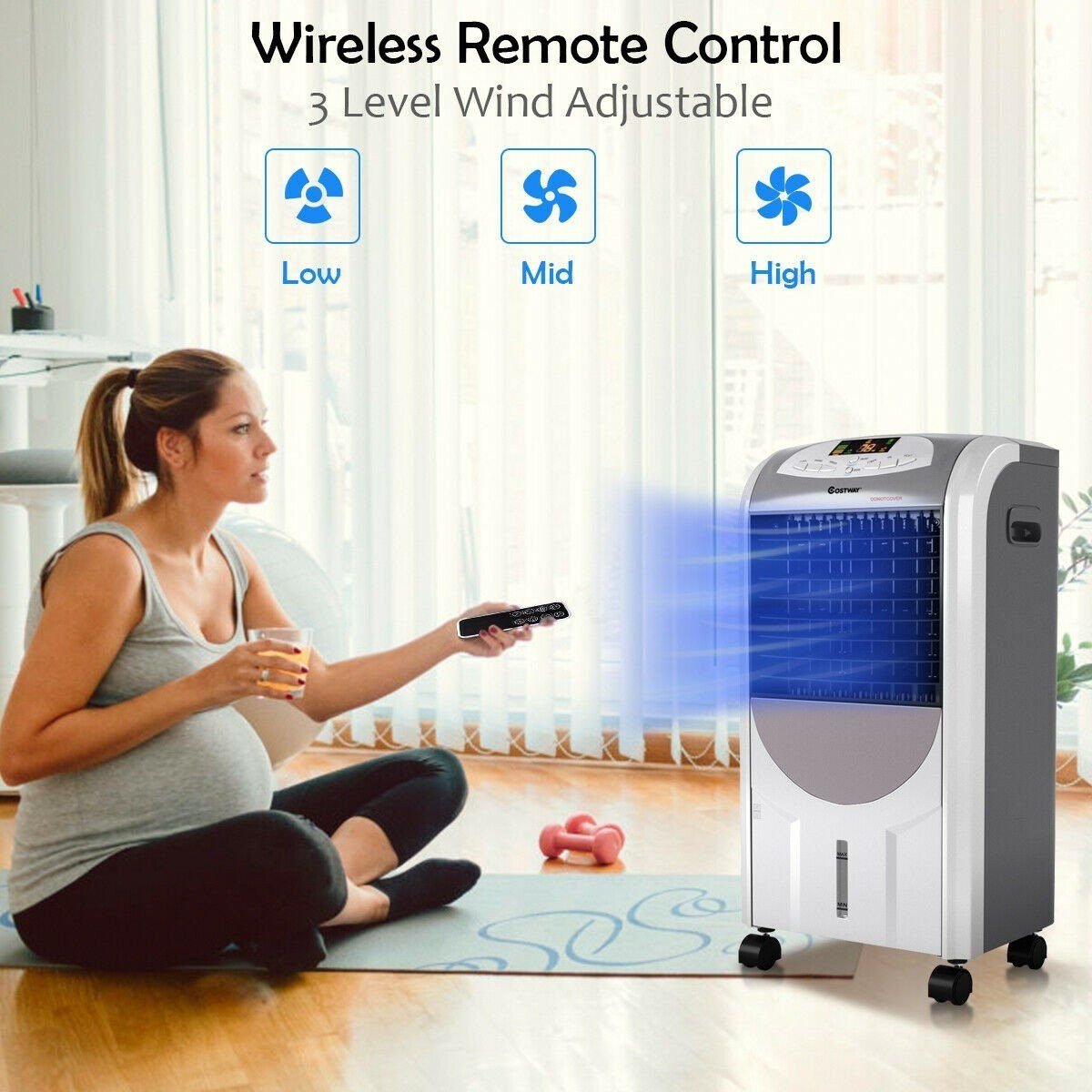 Portable Air Cooler Fan and Heater Humidifier image 4
