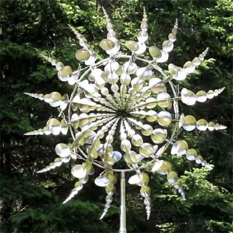 New Anti-Rust Magical Metal Windmill-Kinetic Metal Wind Spinners image 4