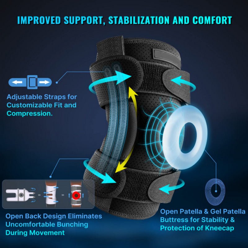 Adjustable Hinged Knee Brace For Meniscus Tear image 3