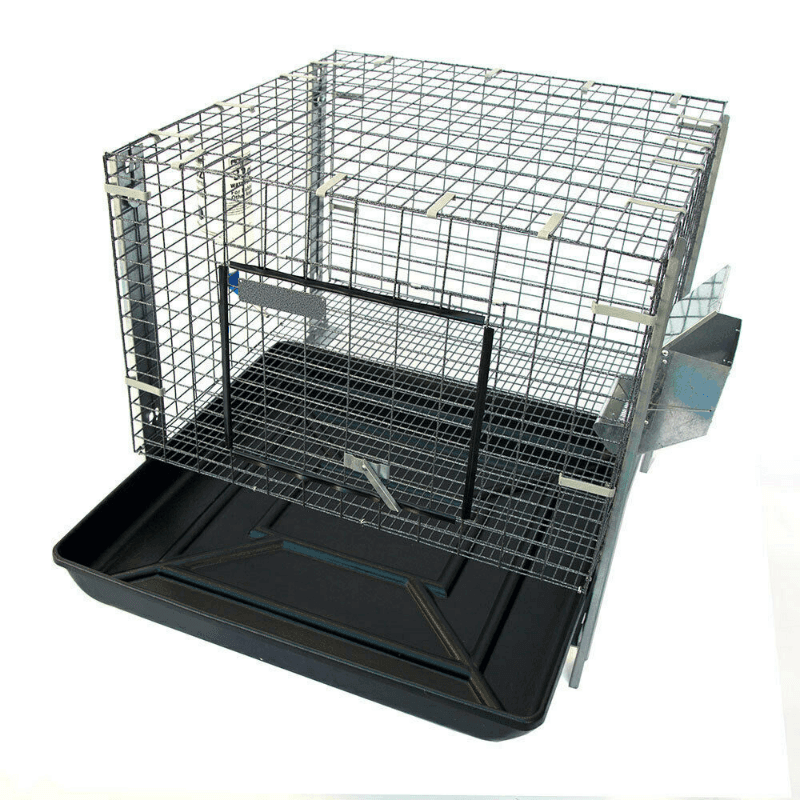 Large Indoor Rabbit Cage Wire Bunny Home 24.4" image 1