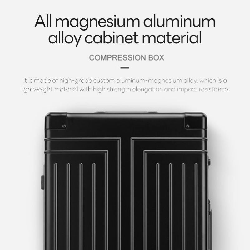 Magnesium Alloy Travel Case - Sturdy 24-Inch Wheeled Luggage For Your Travels image 4