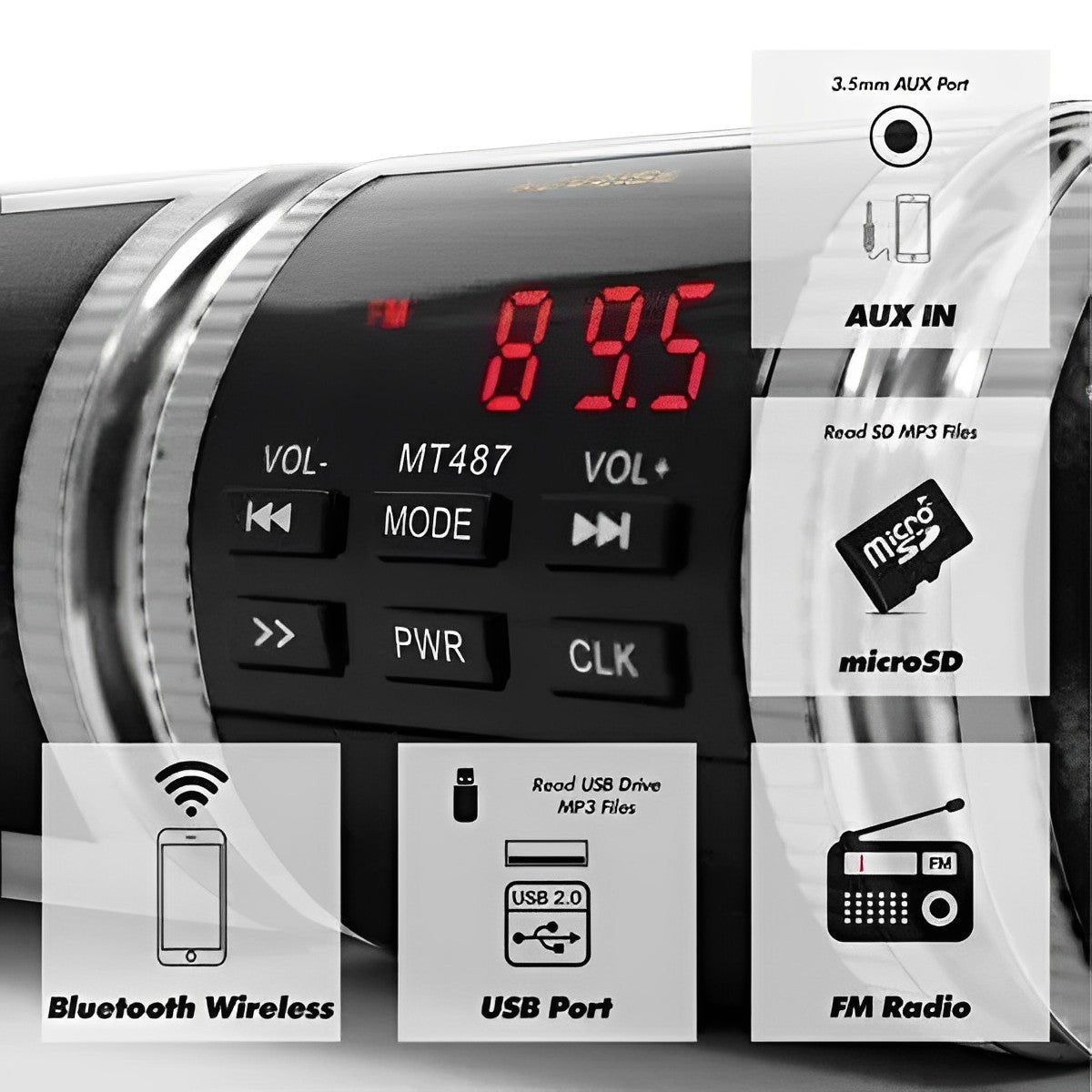 Motorcycle Bluetooth Speakers image 2