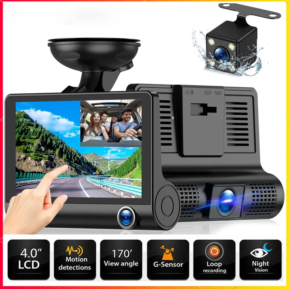 4" Touch Screen Front and Rear Dash Cam image 8