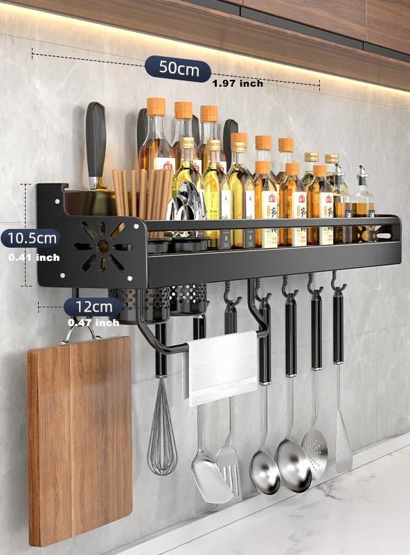 Wall Mounted Kitchen Storage Rack Organizer image 1