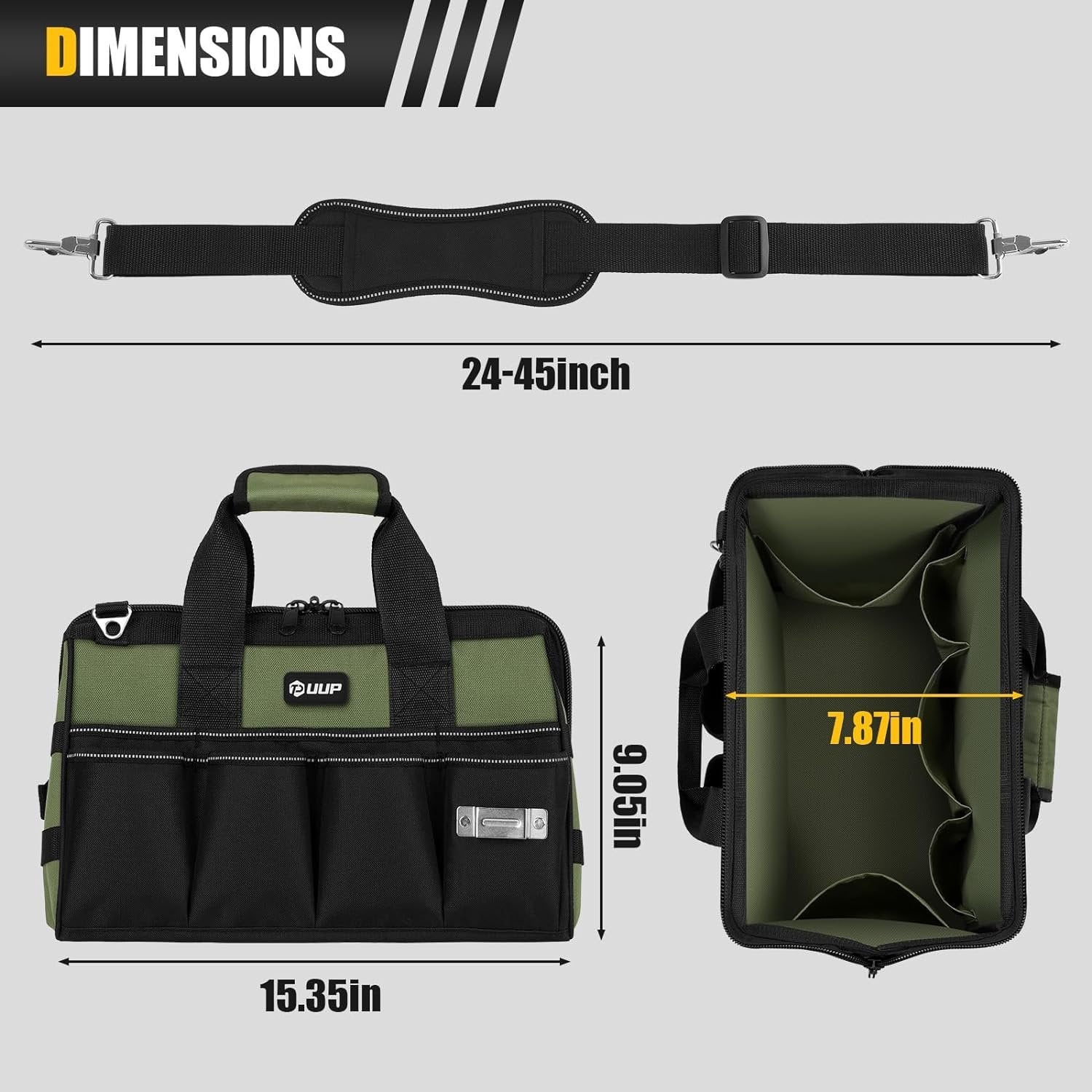 Heavy Duty Open Tools Tote Bag image 1