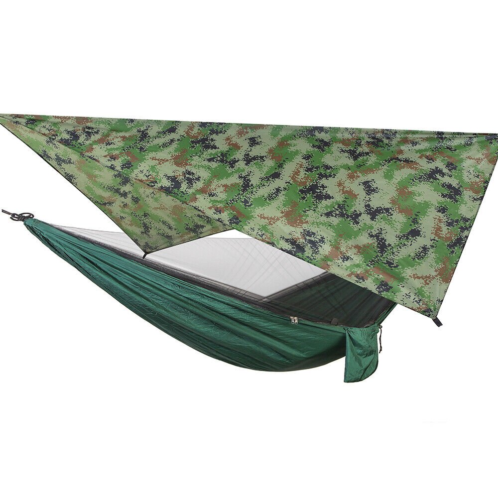 Portable Two Person Outdoor Traveler Camping Hammock Tent With Canopy image 4