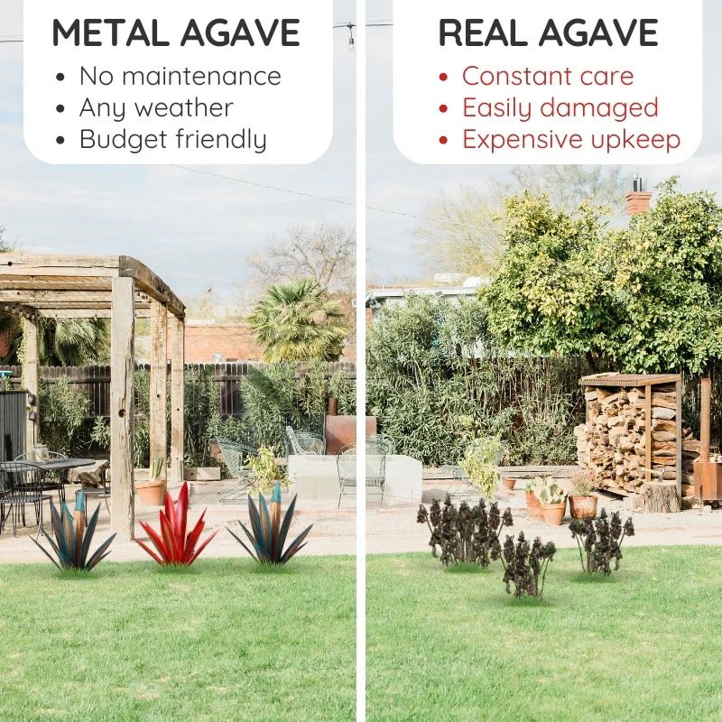 Agave Americana Metal Decorative Plant image 11