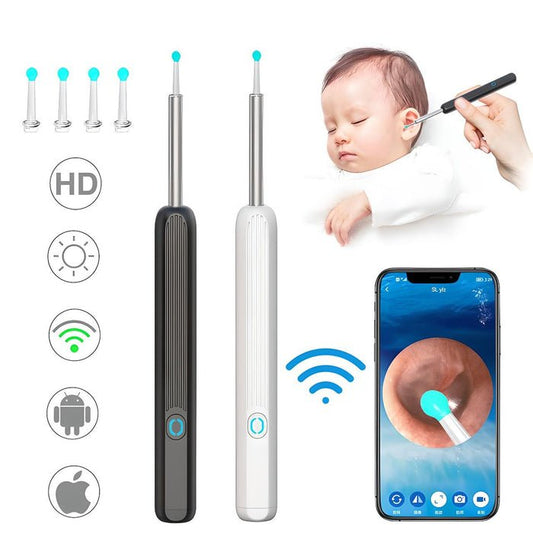 Wireless Earwax Remover Otoscope Tool - Ear Wax Removal Tool with Camera Ear Endoscope 1080P Kit for iPhone iPad Android image 0