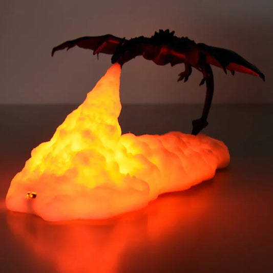 Fire-Breathing Dragon Lamp image 0