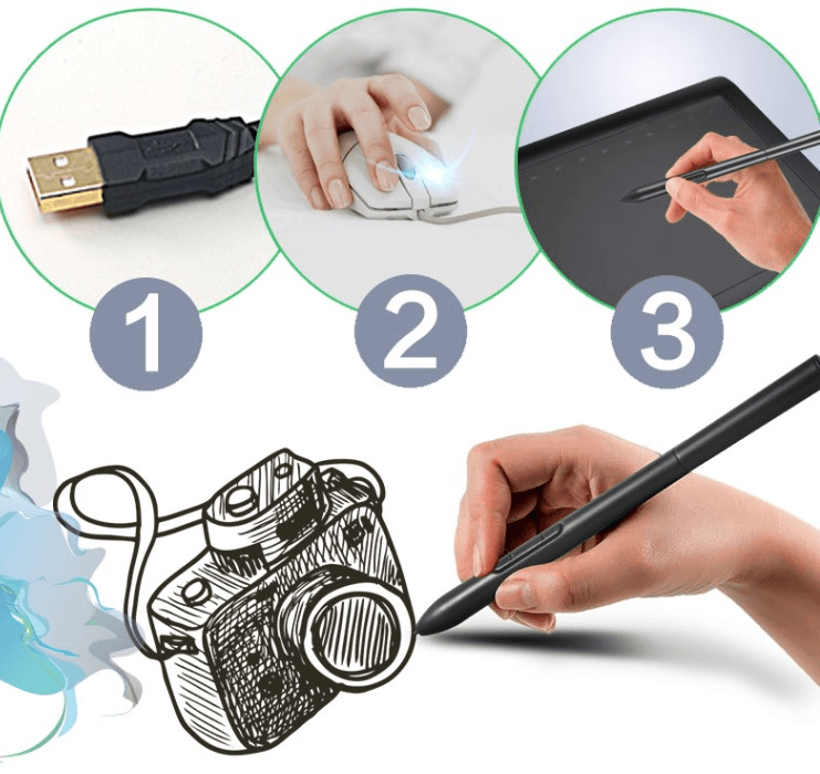 Digital Drawing Tablet Sketch Pad with Pen image 2