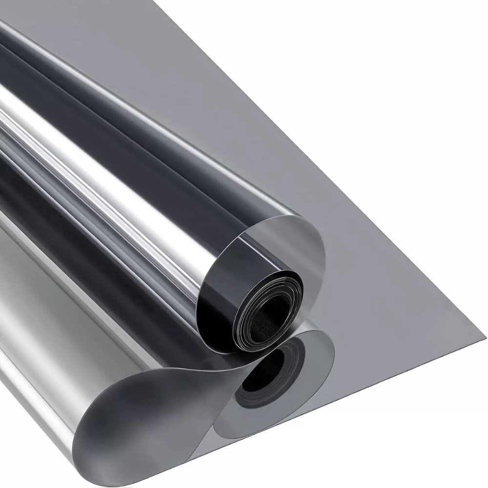 Reflective One-Way Privacy Glass Window Insulation Film image 1