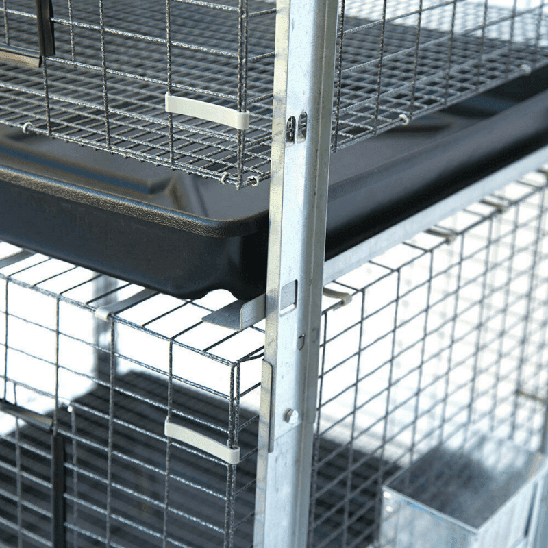 Large Indoor Rabbit Cage Wire Bunny Home 24.4" image 6