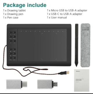 Graphic Tablet Drawing Pad Digital Pen image 5