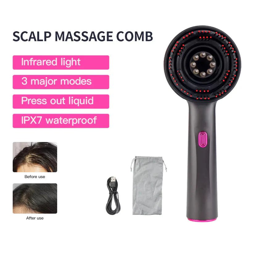 Hair Growth Massage Comb - Red Light Scalp Massager image 8
