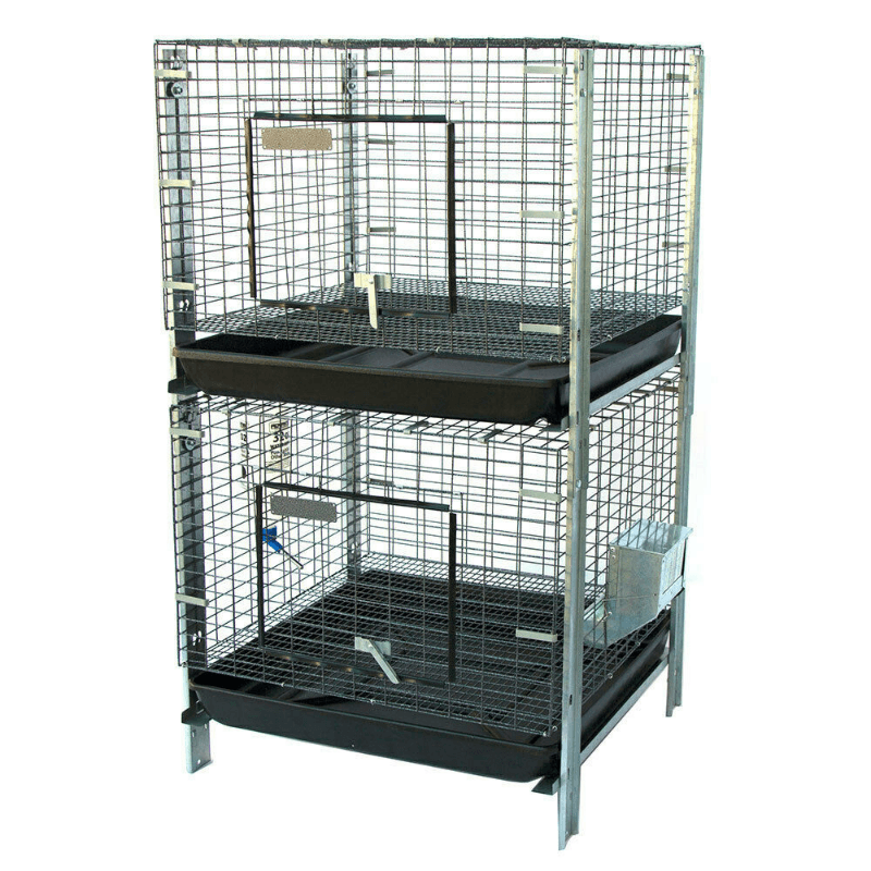 Large Indoor Rabbit Cage Wire Bunny Home 24.4" image 2