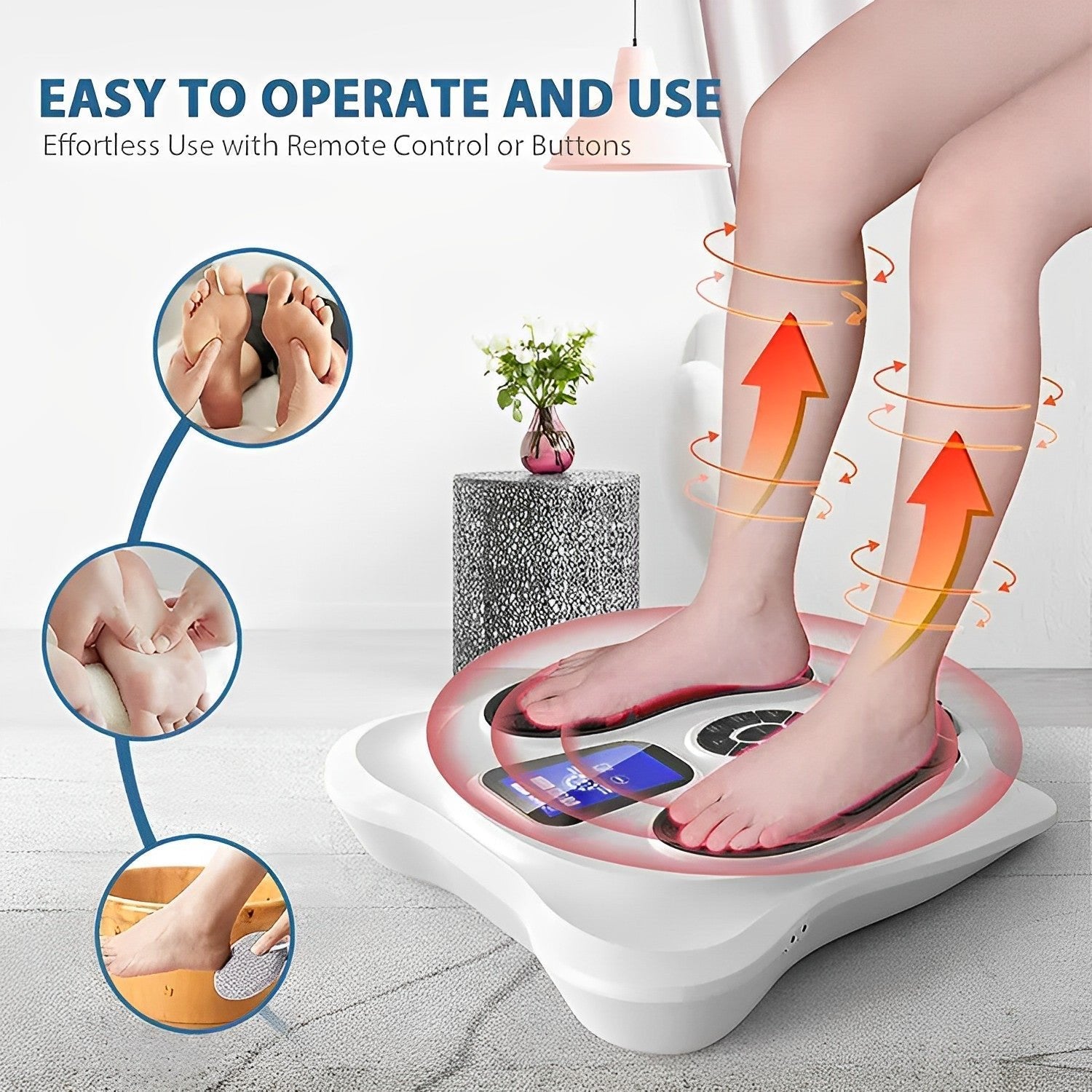 Multi-functional TENS & EMS Infrared Foot Massager image 1