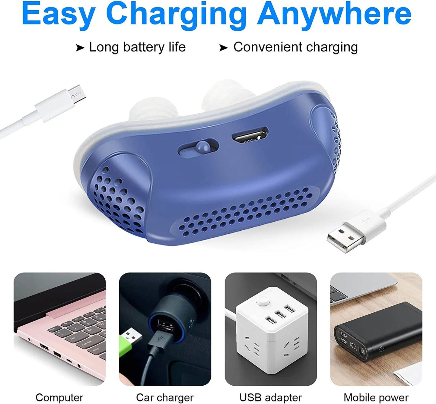 Micro CPAP Sleep Apnea Machine For Travel & Anti Snoring - CPAP Alternative image 2