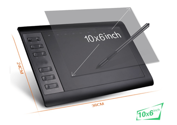 Digital Drawing Tablet Sketch Pad with Pen image 1