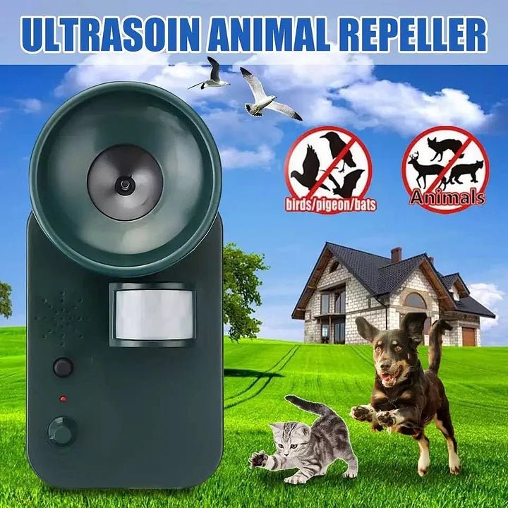 5000sqft 9v Dc Ultra Sonic Cordless Pest Animal Repeller Outdoor Safely Repel Various Animal image 6