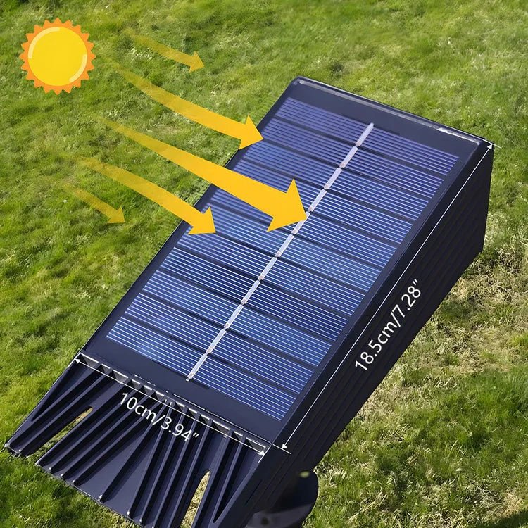 Waterproof LED Solar Multi-zoom Spot Light Landscape Lighting RGB image 4