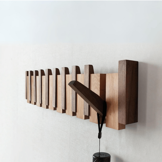 Handmade Wooden Coat Rack image 0