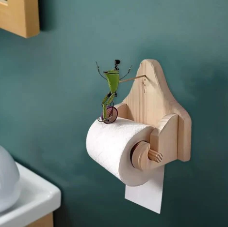 Frog Rider | Toilet Paper Holder image 3