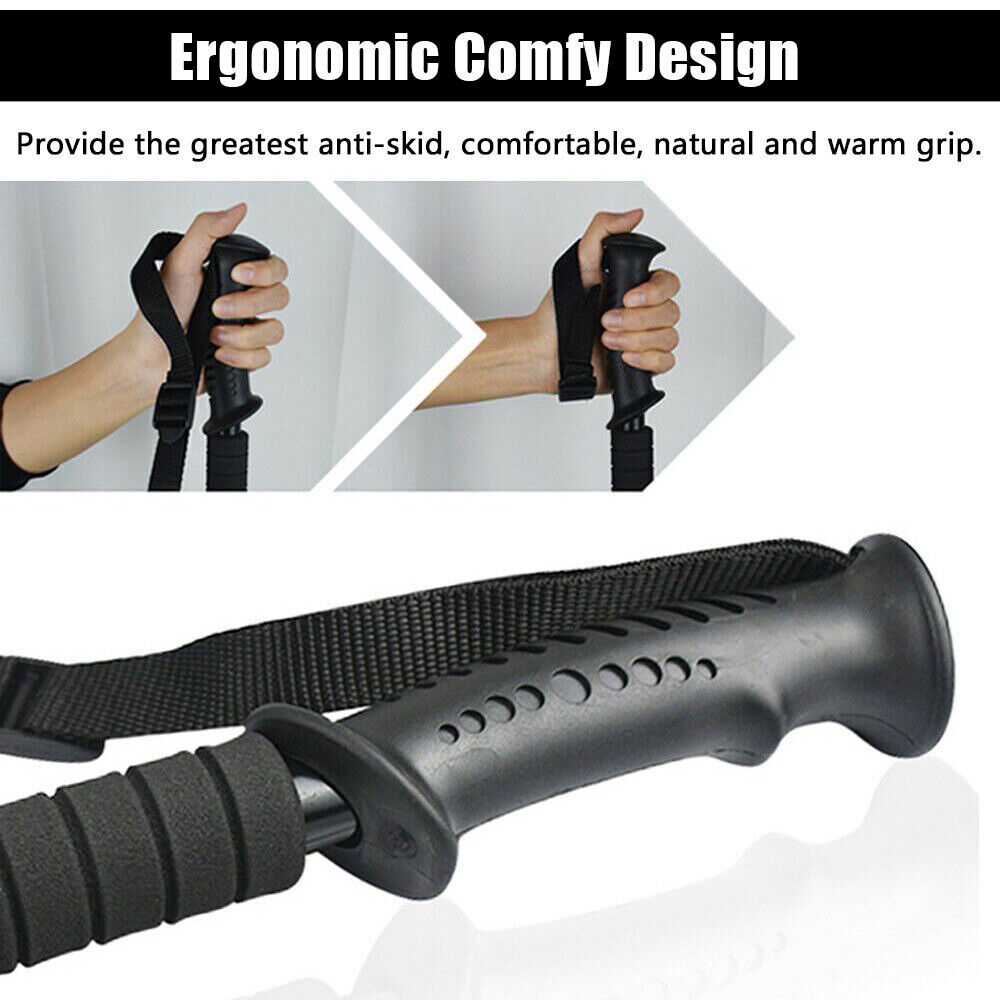 2X Trekking Poles Nordic Hiking Sticks image 8
