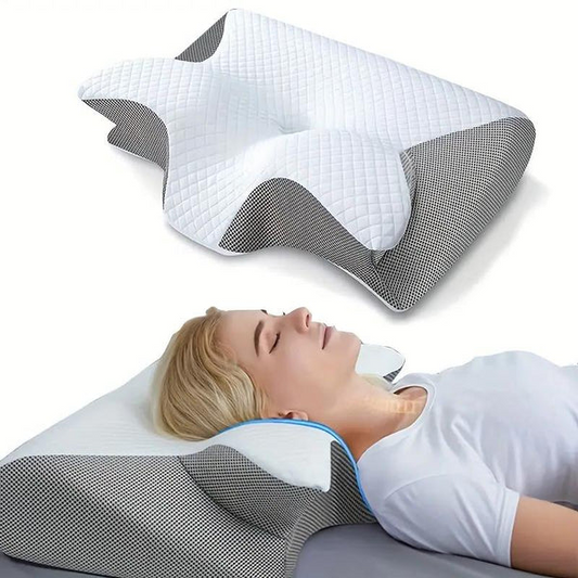 Butterfly Shape Pillow with Armrests - Ideal for Side and Back Sleepers image 0